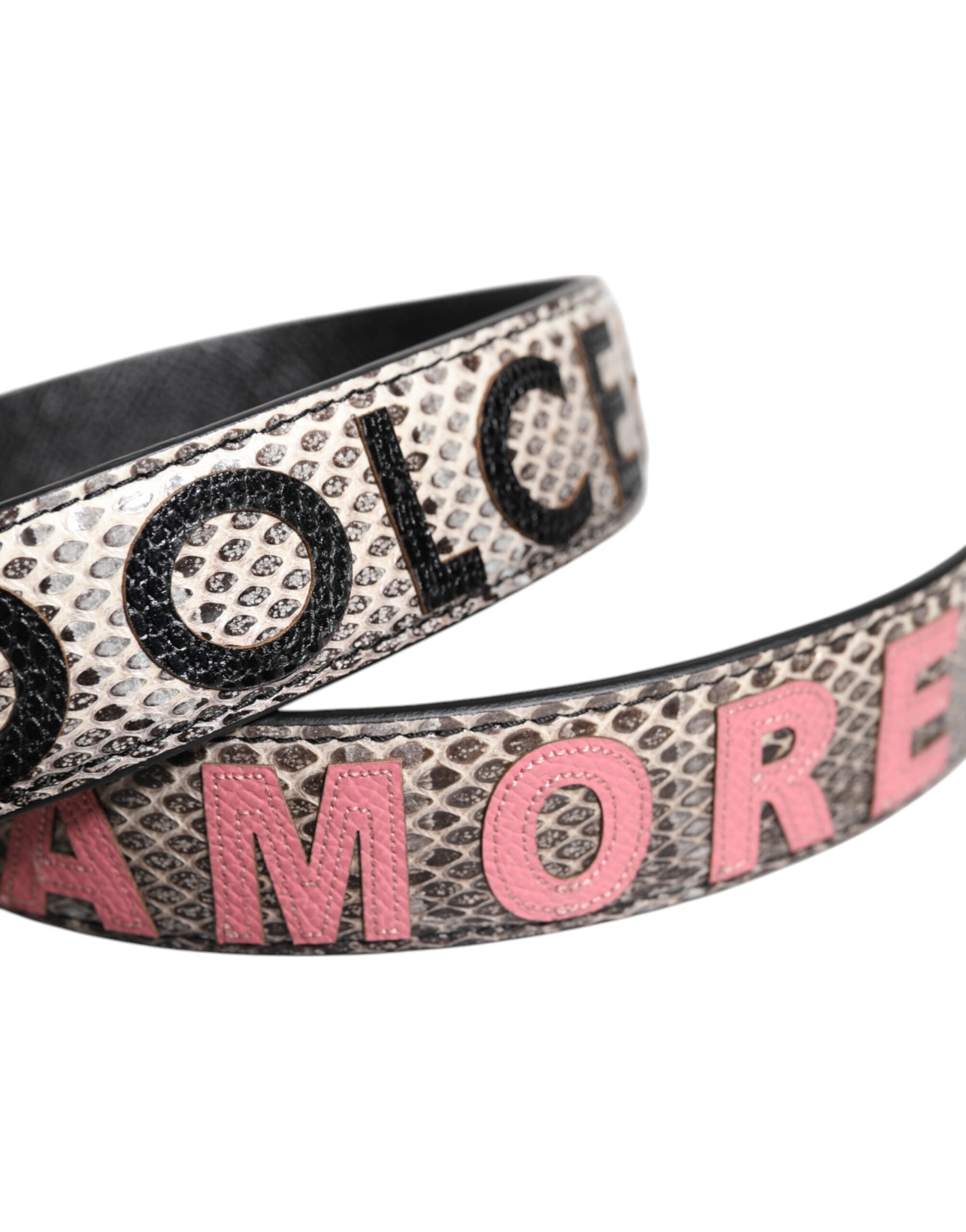 Dolce & Gabbana Multicolor DG AMORE Patch Bag Shoulder Women's Strap