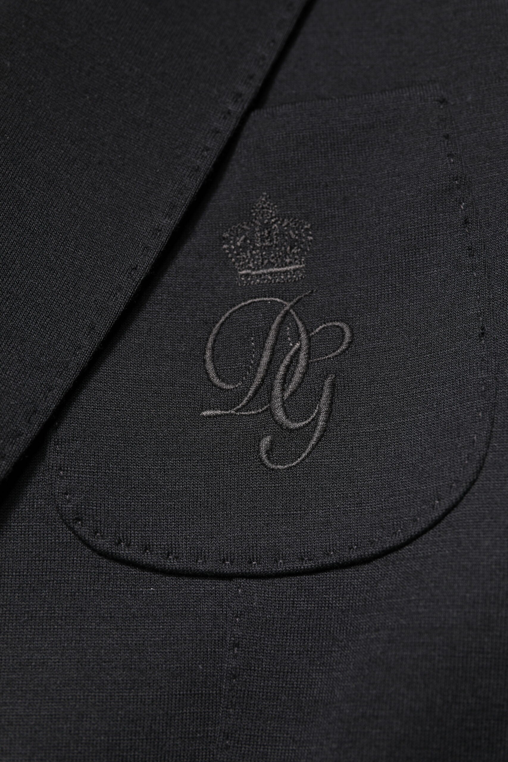 Dolce & Gabbana Black Wool Slim Fit Coat Blazer Jacket Men's Suit (Pre-Owned)