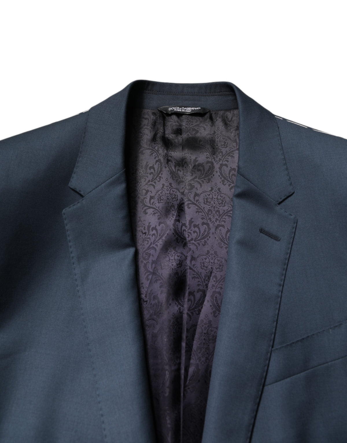 Dolce & Gabbana Blue Single Breasted Men Coat MARTINI Men's Blazer (Pre-Owned)