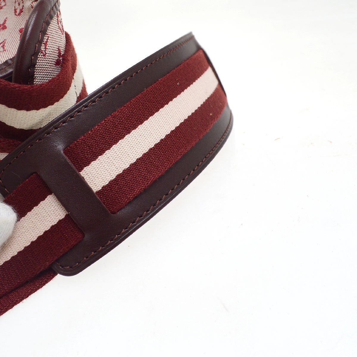 Louis Vuitton Mary Kate Messenger Mini Lin Burgundy Canvas Shoulder Bag Bag (Pre-Owned)