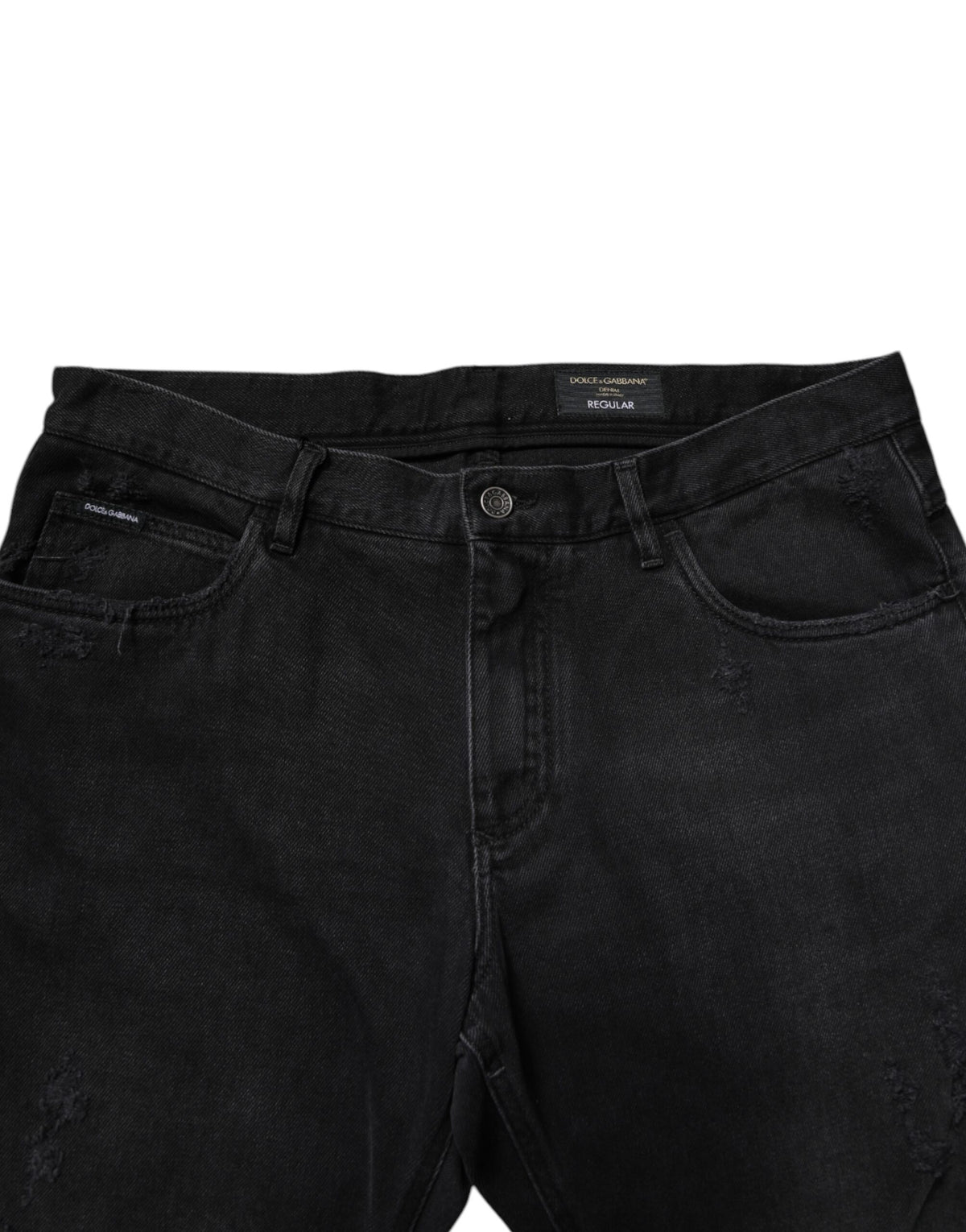 Dolce & Gabbana Black Cotton Skinny Men Denim Men's Jeans