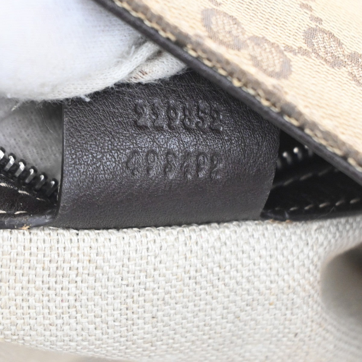 Gucci Icon Bit Gg Canvas Brown Canvas Tote Bag Bag (Pre-Owned)