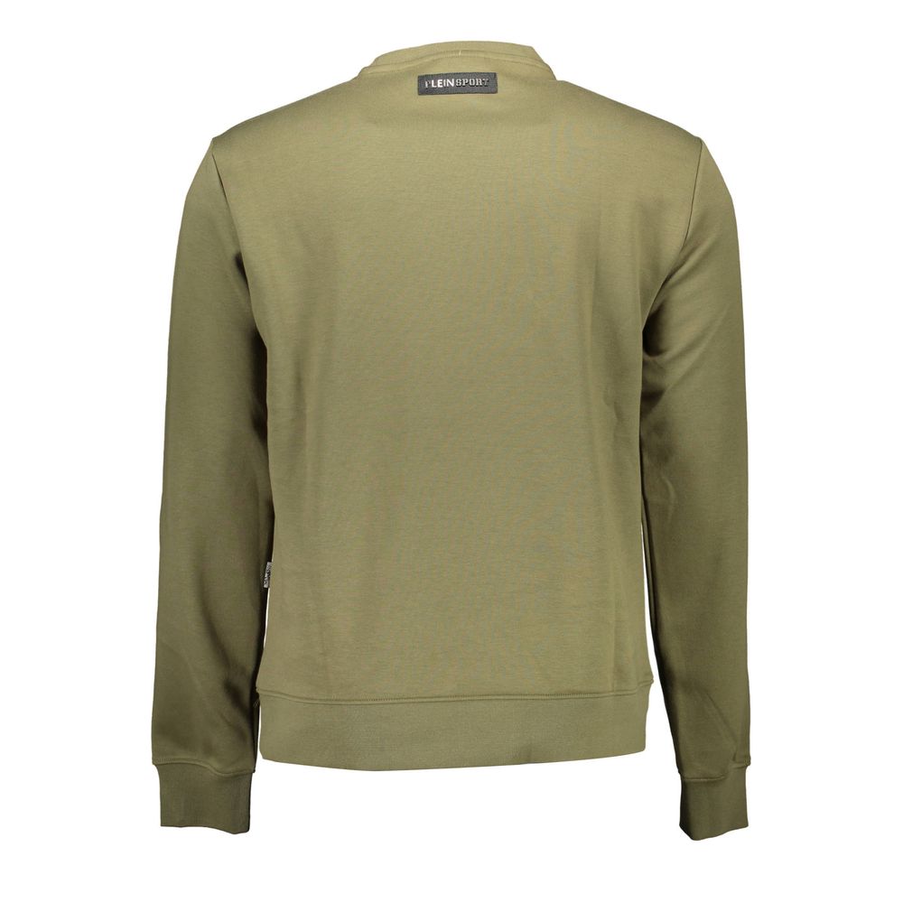 Plein Sport Verde Cotton Men Men's Sweatshirt