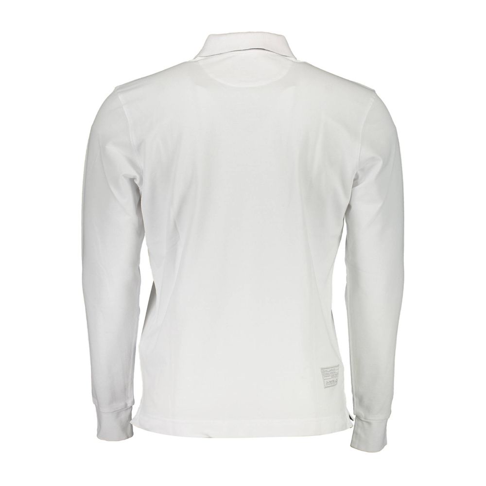 La Martina Elegant Long-Sleeved Polo with Contrast Men's Detailing