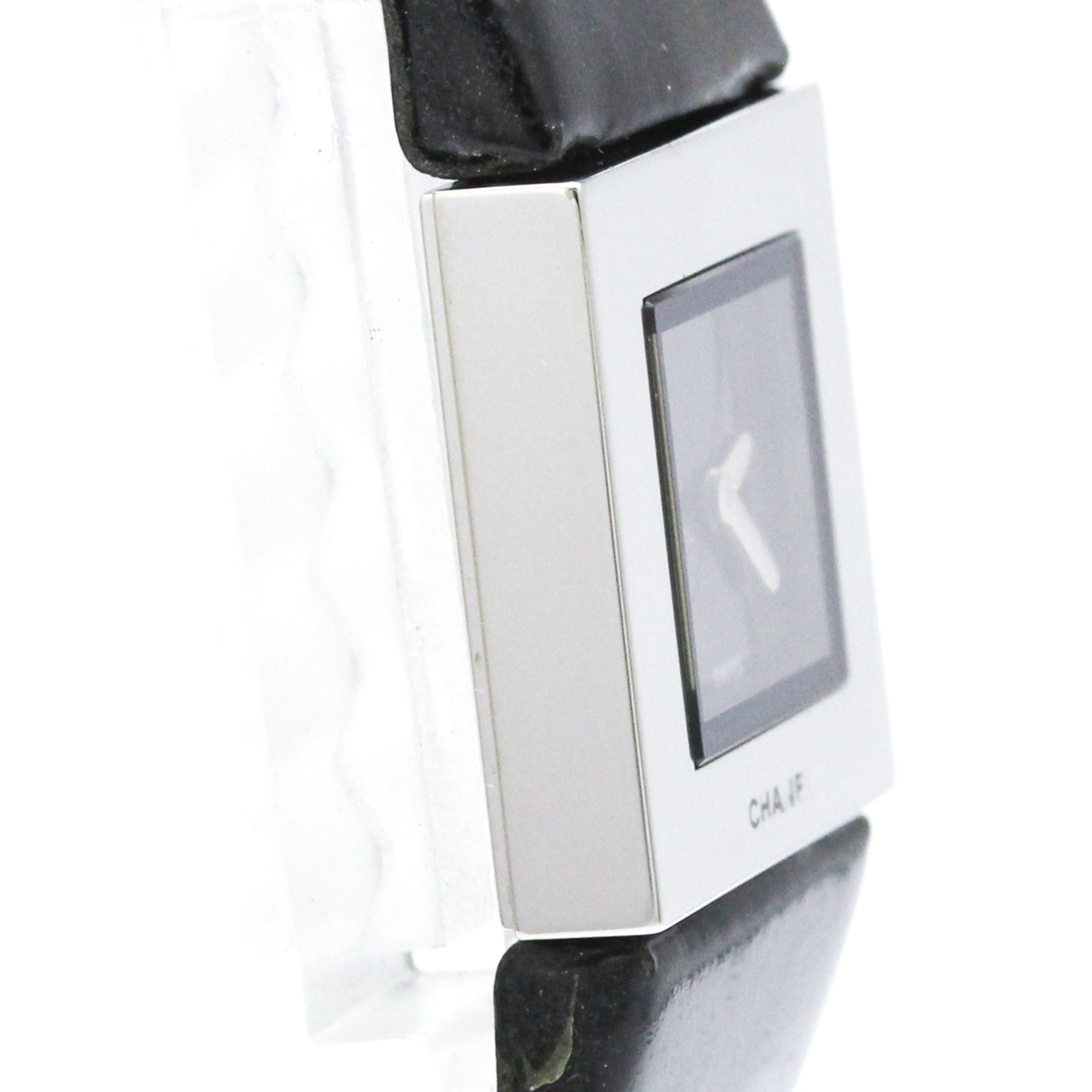 Chanel Matelasse Quartz Stainless Steel And Quilted Leather Watch (Pre-Owned)