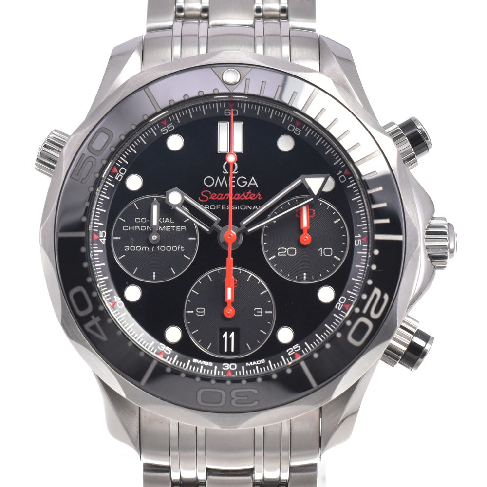 Omega Seamaster Diver 300M Chronometer Chronograph Automatic Stainless Steel Watch (Pre-Owned)