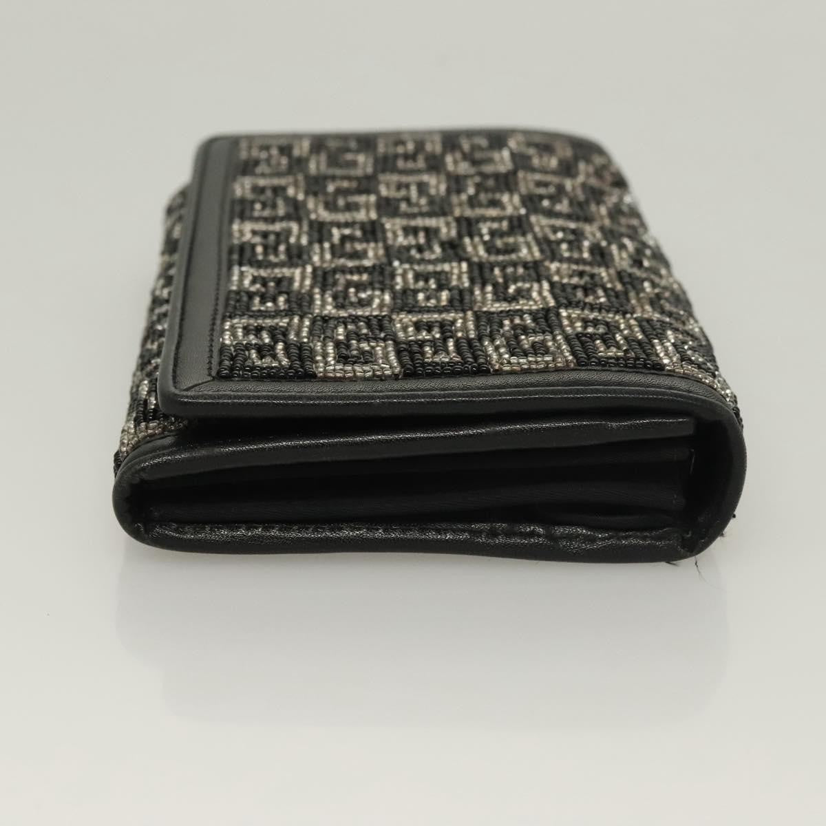 Givenchy Gv3 Leather Black Beads Wallets Accessory (Pre-Owned)