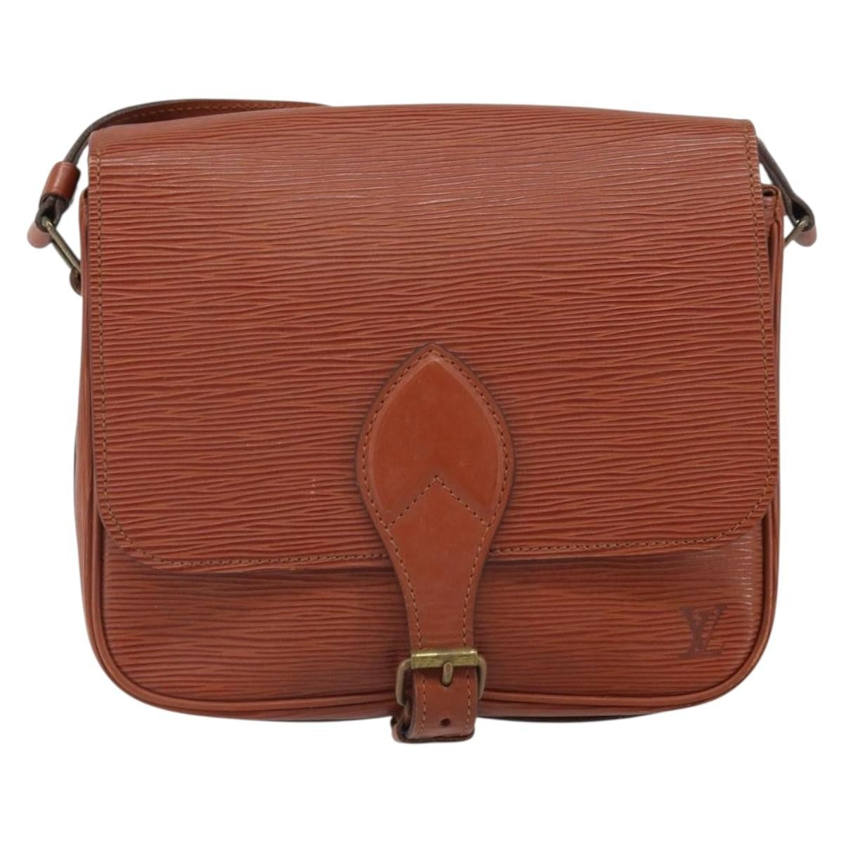 Louis Vuitton Cartouchiere Epi Leather Brown Leather Shoulder Bag Bag (Pre-Owned)