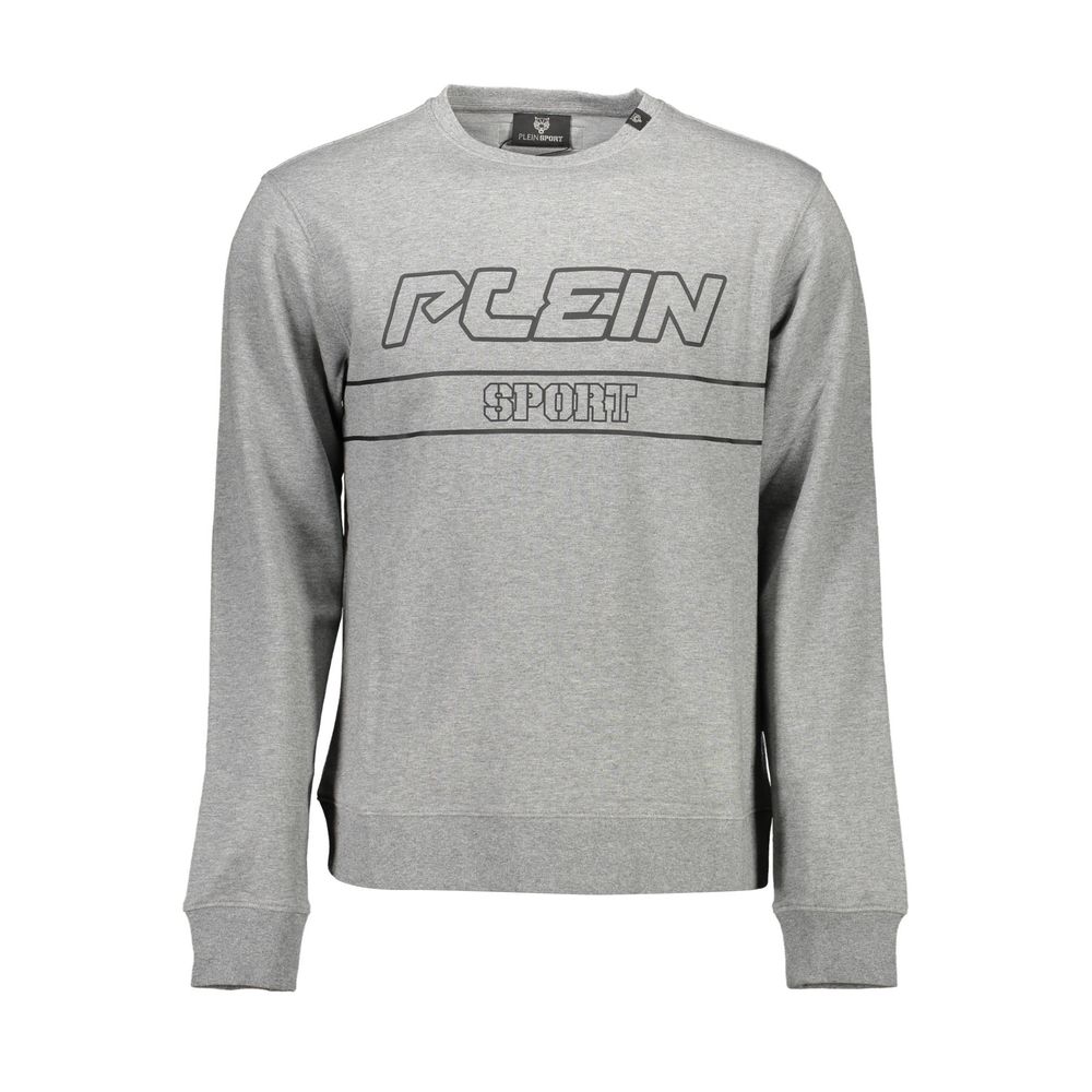 Plein Sport Grigio Cotton Men Men's Sweatshirt