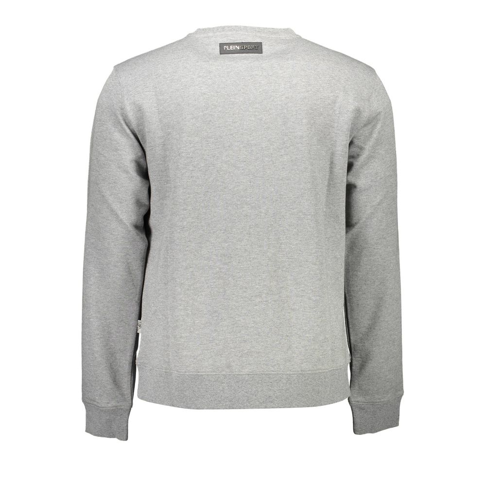 Plein Sport Grigio Cotton Men Men's Sweatshirt