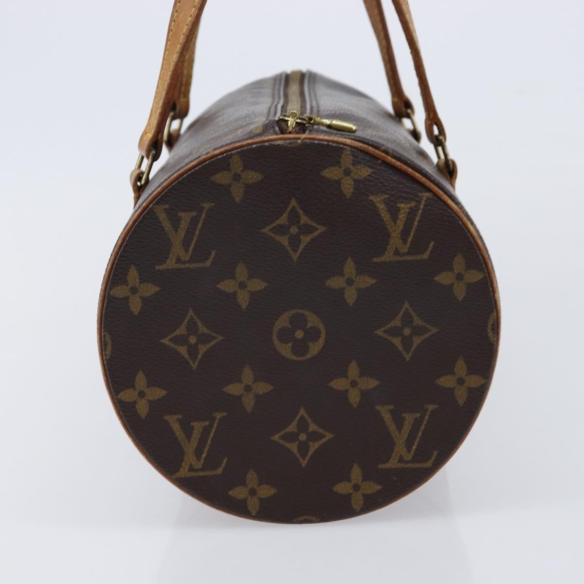 Louis Vuitton Papillon Monogram Canvas Brown Canvas Handbag (Pre-Owned)