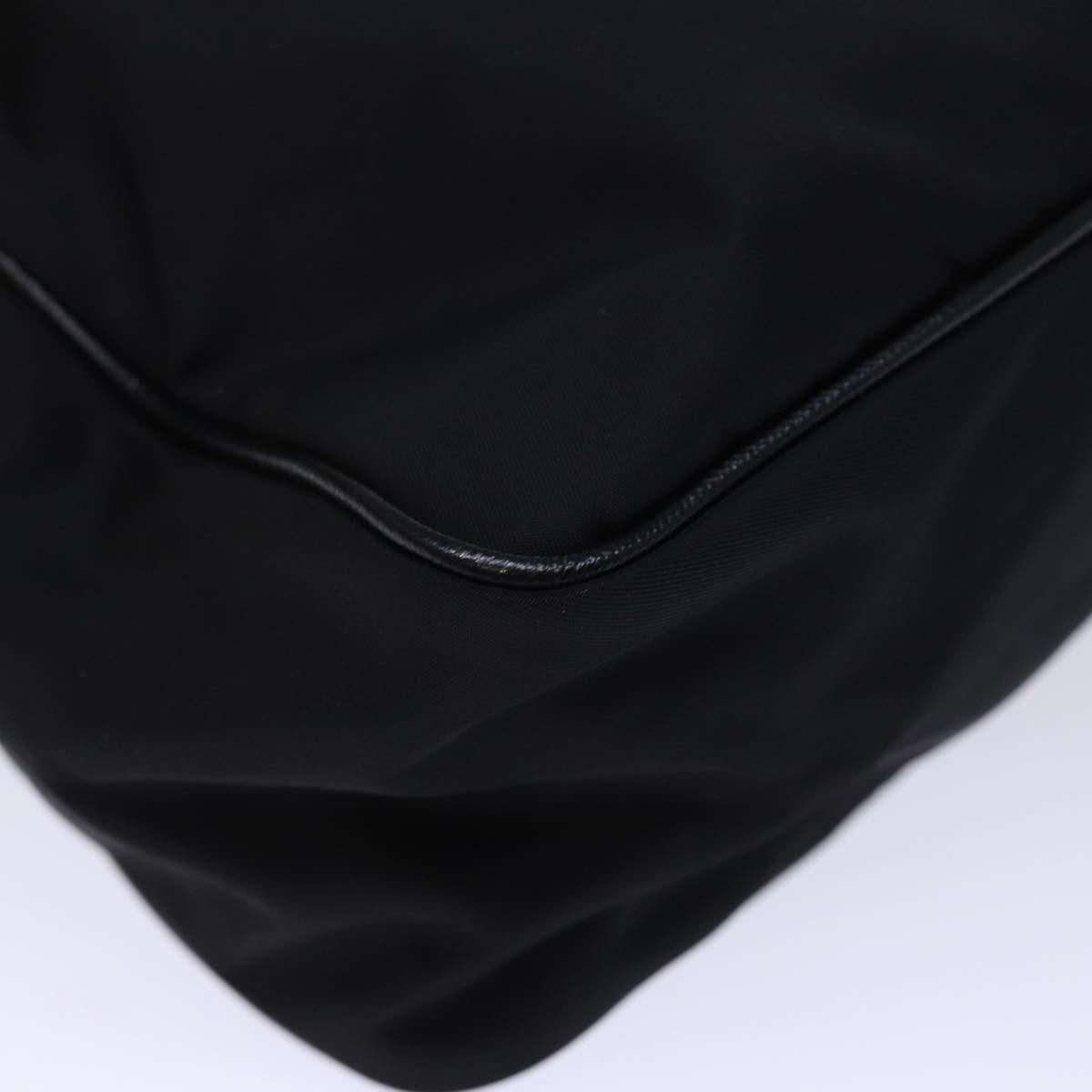 Prada Buckle Messenger Tessuto Black Nylon Shoulder Bag Bag (Pre-Owned)