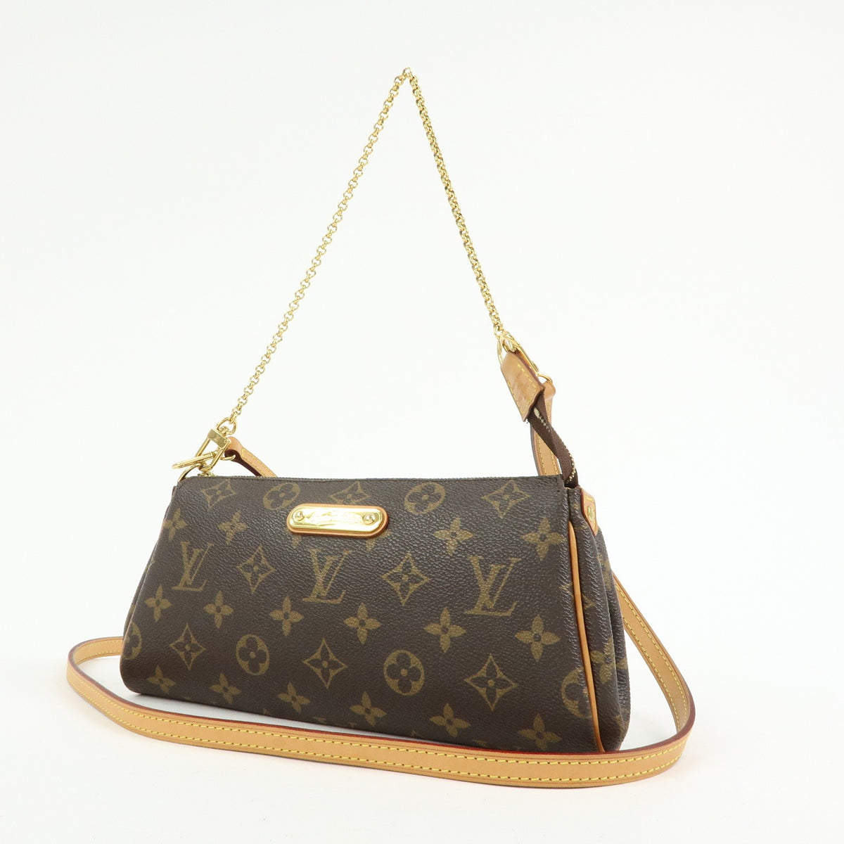 Louis Vuitton Eva Monogram Canvas Brown Canvas Handbag (Pre-Owned)