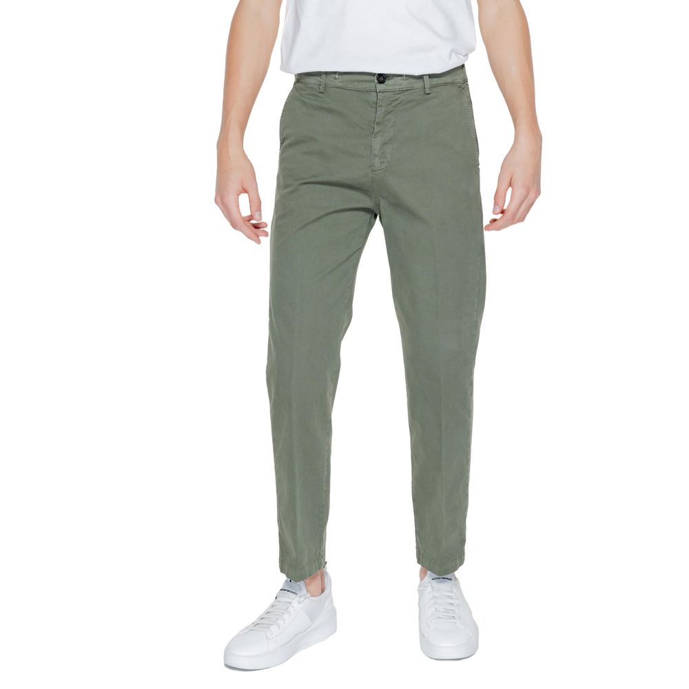 Liu Jo Green Cotton Casual Men's Pants