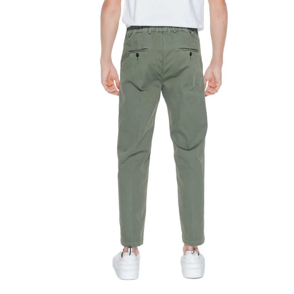 Liu Jo Green Cotton Casual Men's Pants