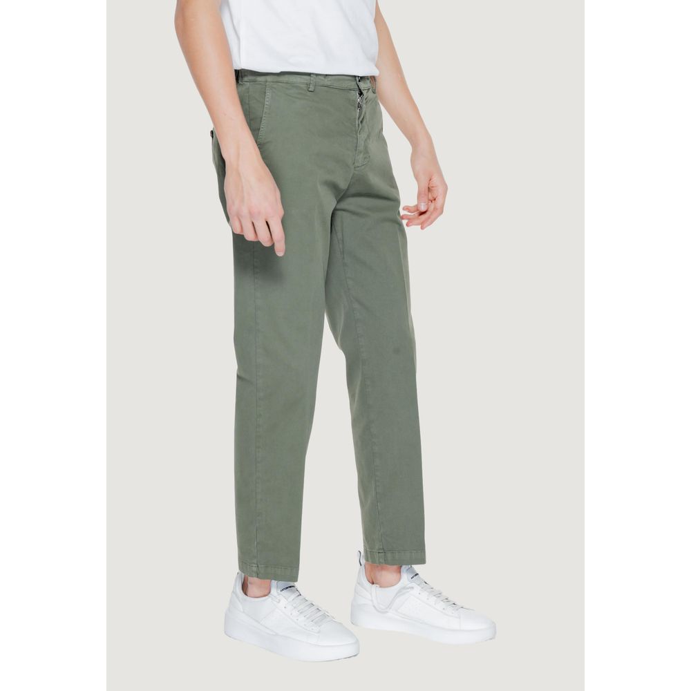 Liu Jo Green Cotton Casual Men's Pants
