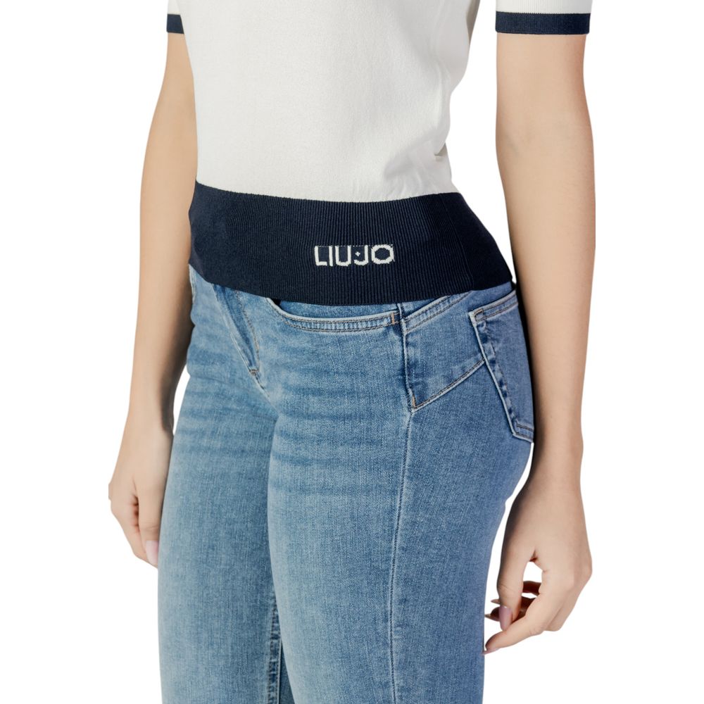 Liu Jo White Viscose Tops & Women's T-Shirt