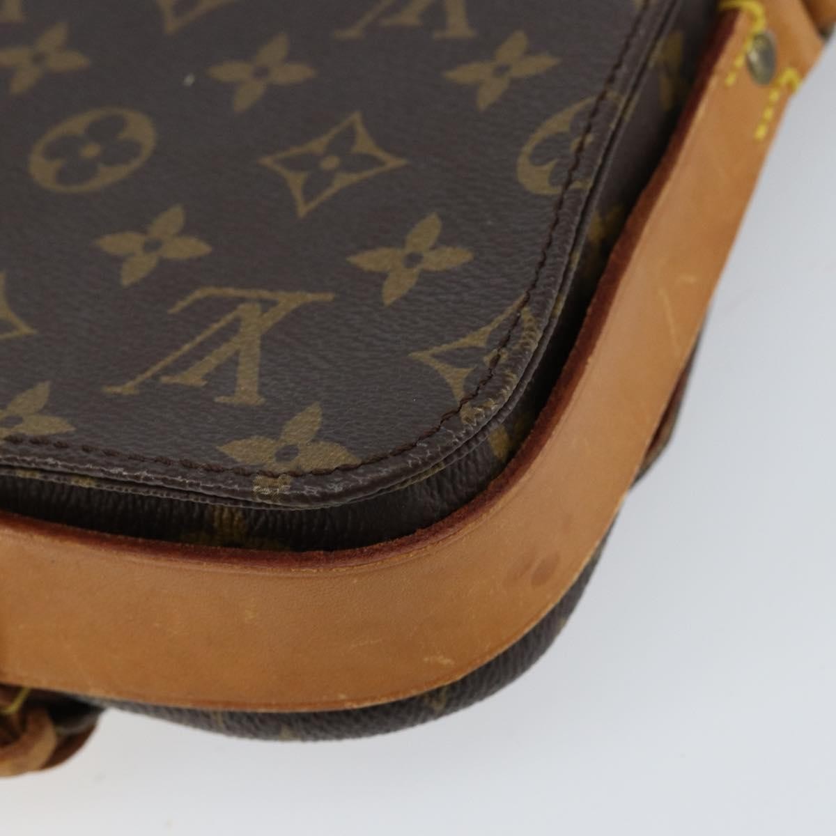Louis Vuitton Cartouchiere Monogram Canvas Brown Canvas Shoulder Bag Bag (Pre-Owned)
