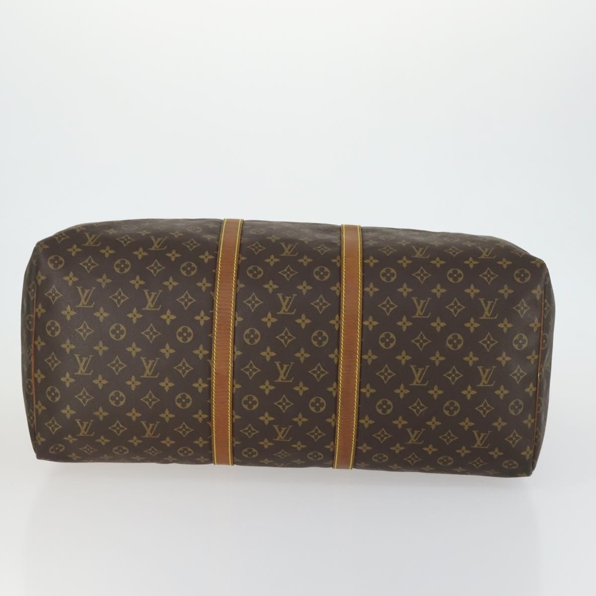 Louis Vuitton Keepall Monogram Canvas Brown Canvas Travel Bag Bag (Pre-Owned)