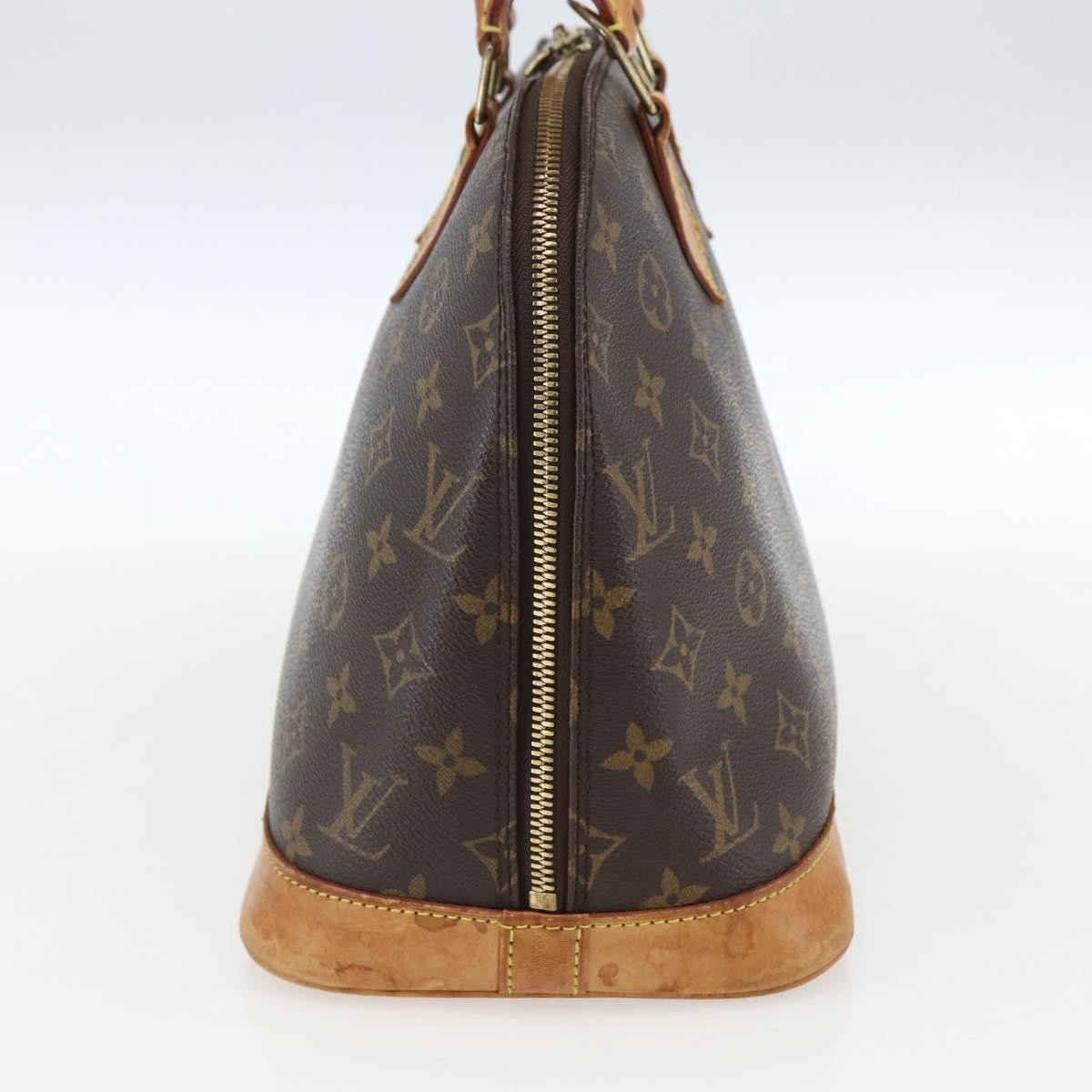 Louis Vuitton Alma Monogram Canvas Brown Canvas Handbag (Pre-Owned)