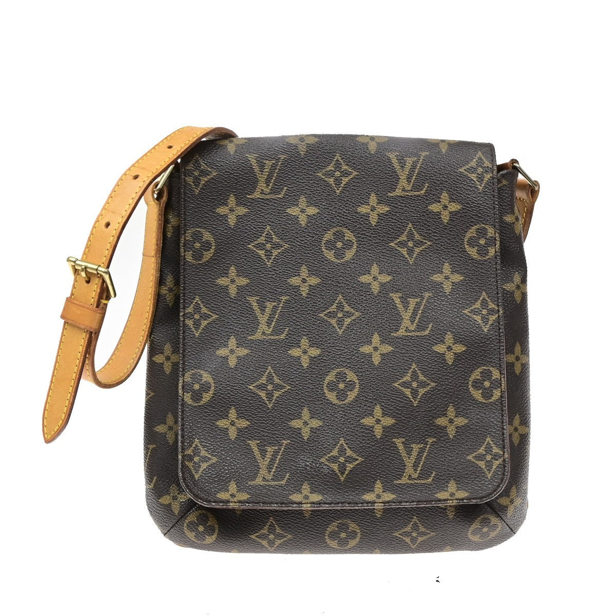 Louis Vuitton Musette Salsa Monogram Canvas Brown Canvas Shoulder Bag Bag (Pre-Owned)