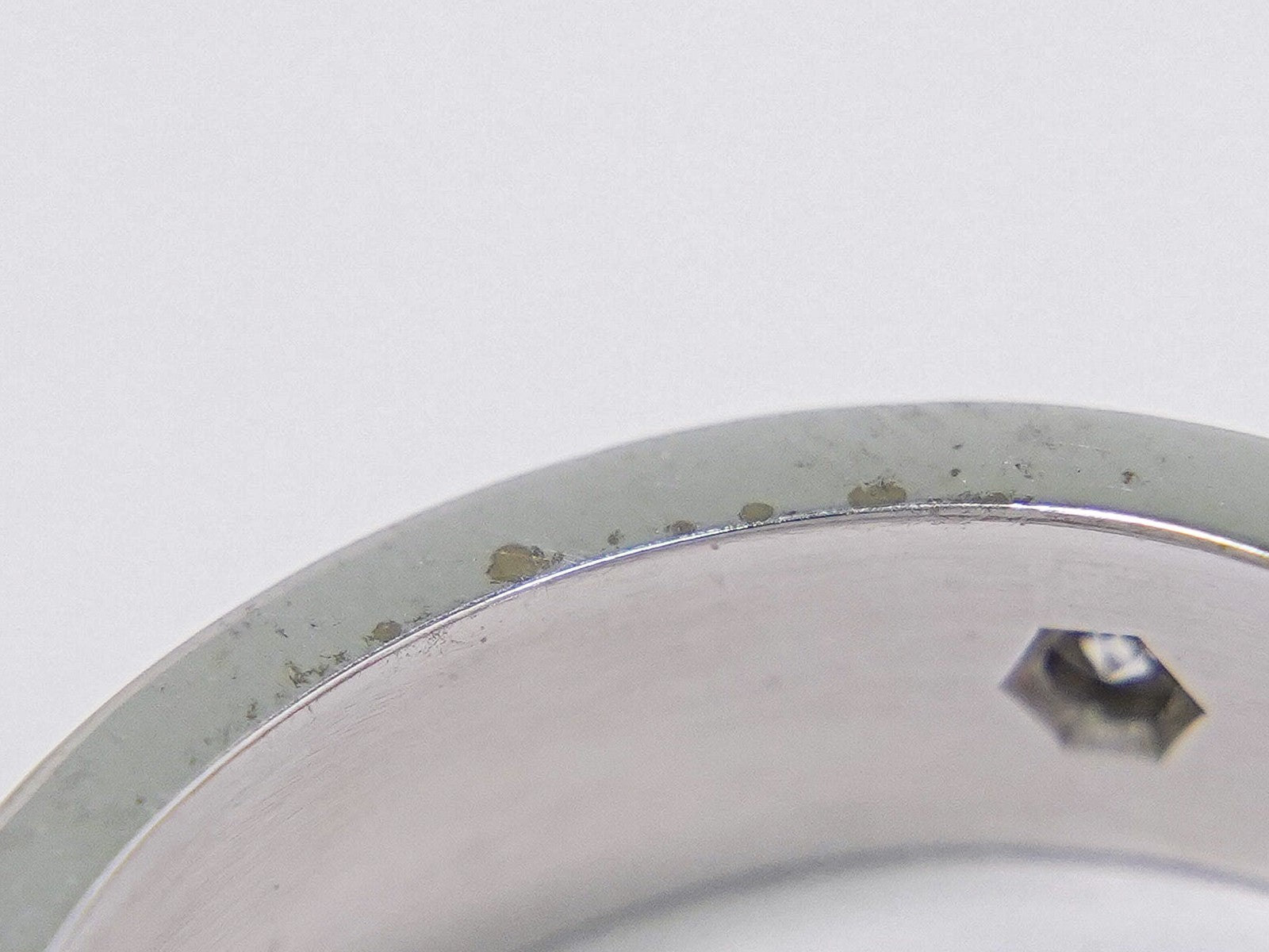 Cartier Love Wedding Band 1 Diamond 18K White Gold With Diamond White White_Gold Ring Jewelry (Pre-Owned)