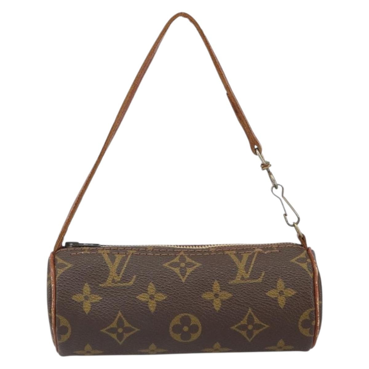 Louis Vuitton Papillon Pochette Monogram Canvas Brown Canvas Clutche & Pouche Bag (Pre-Owned)