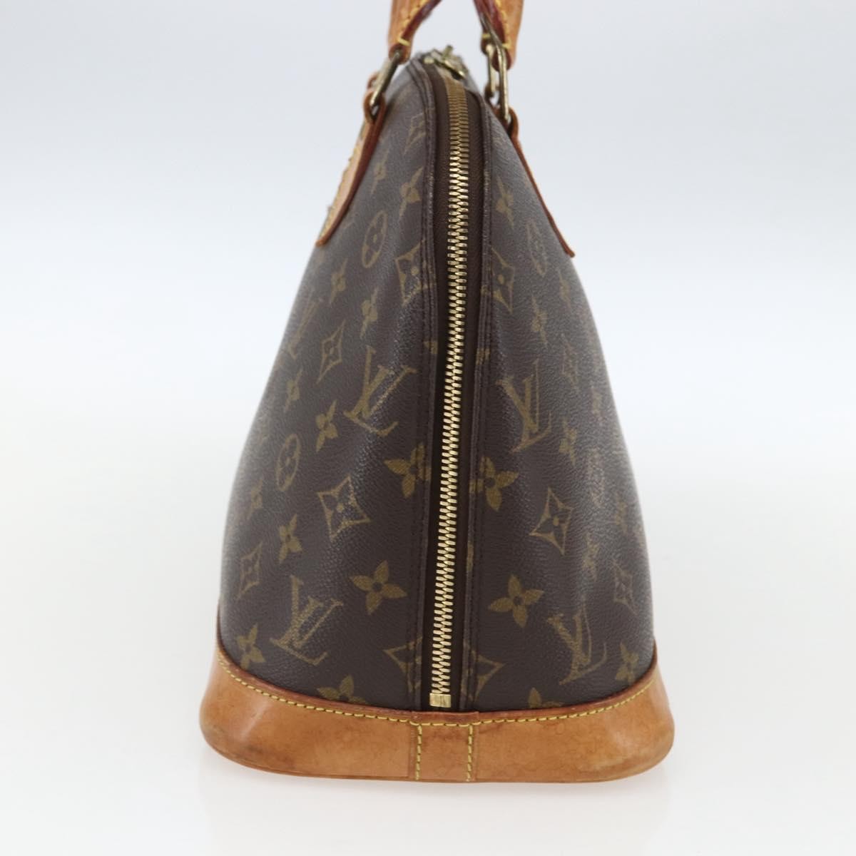 Louis Vuitton Alma Monogram Canvas Brown Canvas Handbag (Pre-Owned)