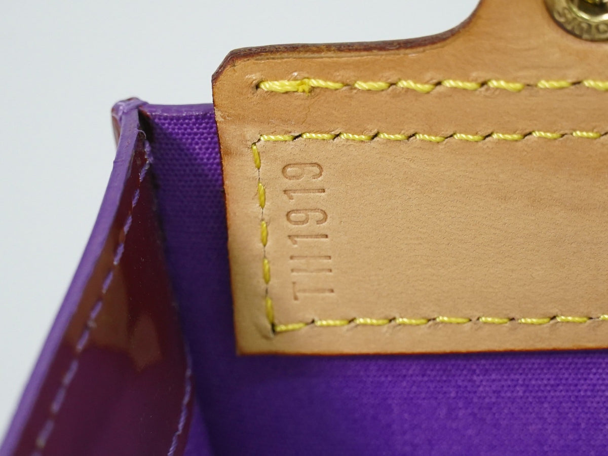 Louis Vuitton Stanton Monogram Vernis Purple Leather Tote Bag Bag (Pre-Owned)