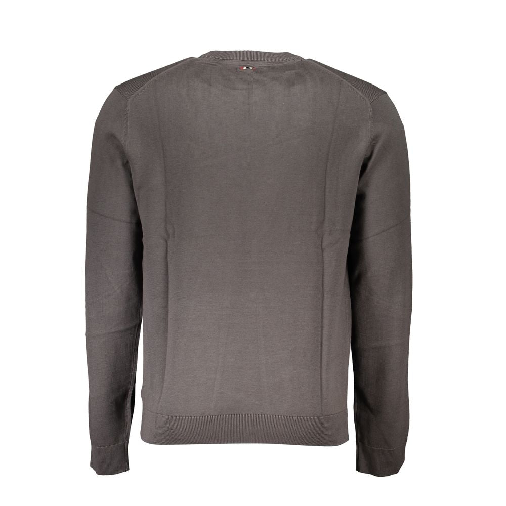 Napapijri Gray Cotton Men Men's Sweater