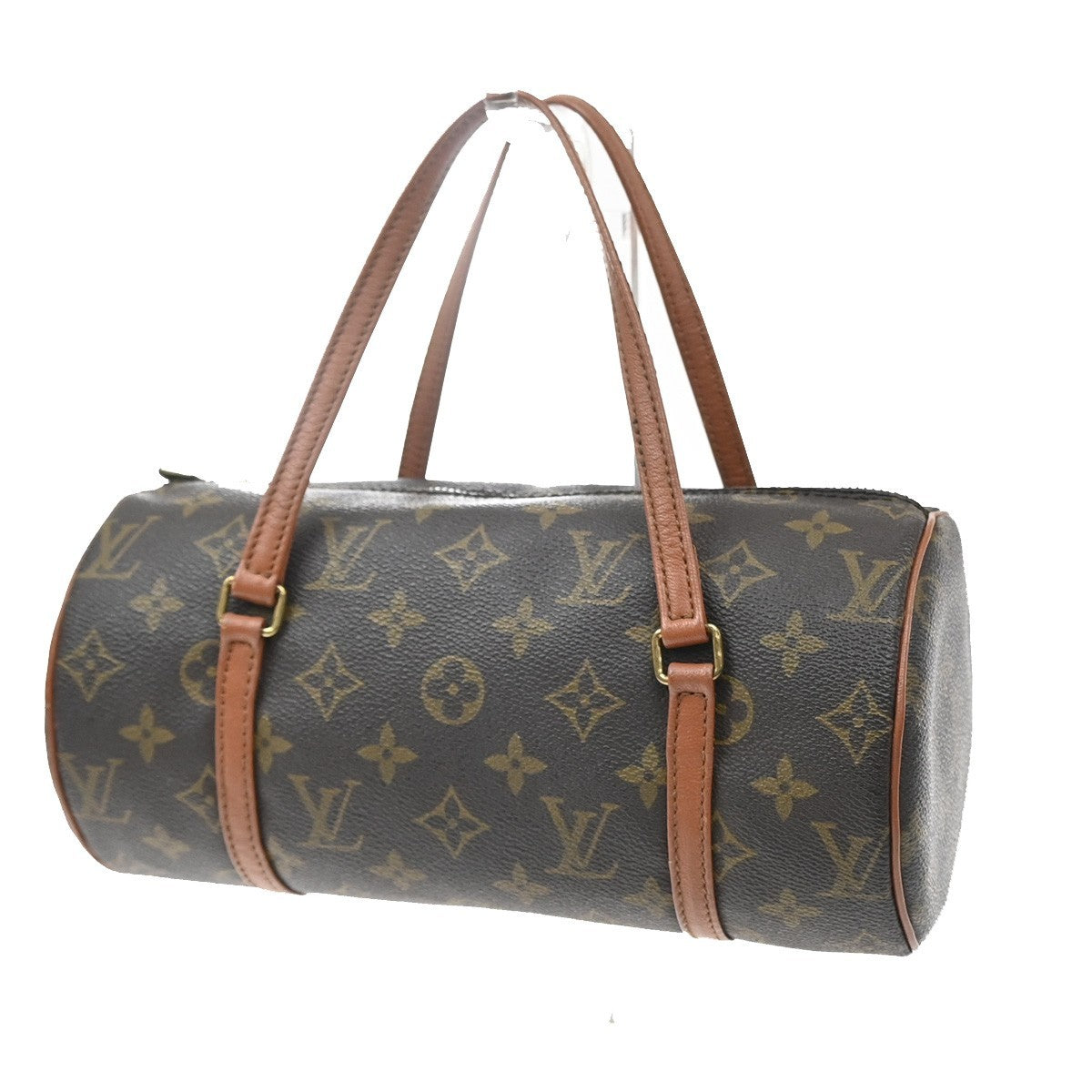 Louis Vuitton Papillon Monogram Brown Canvas Handbag (Pre-Owned)