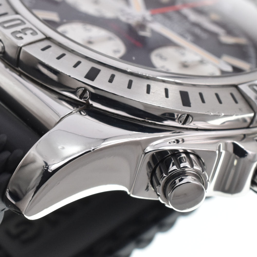 Breitling Chronomat Chronograph Automatic Stainless Steel And Rubber Watch (Pre-Owned)