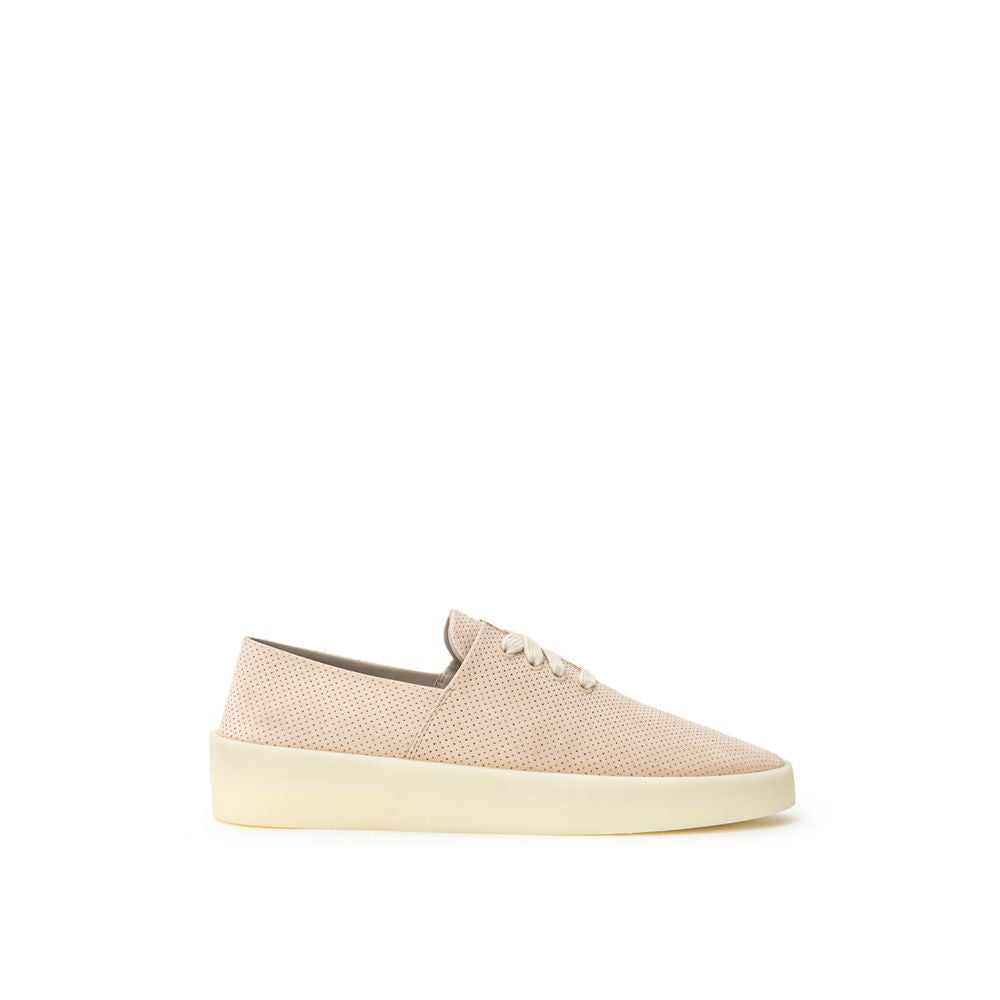 Fear Of God Beige Leather Low Top Men's Sneakers