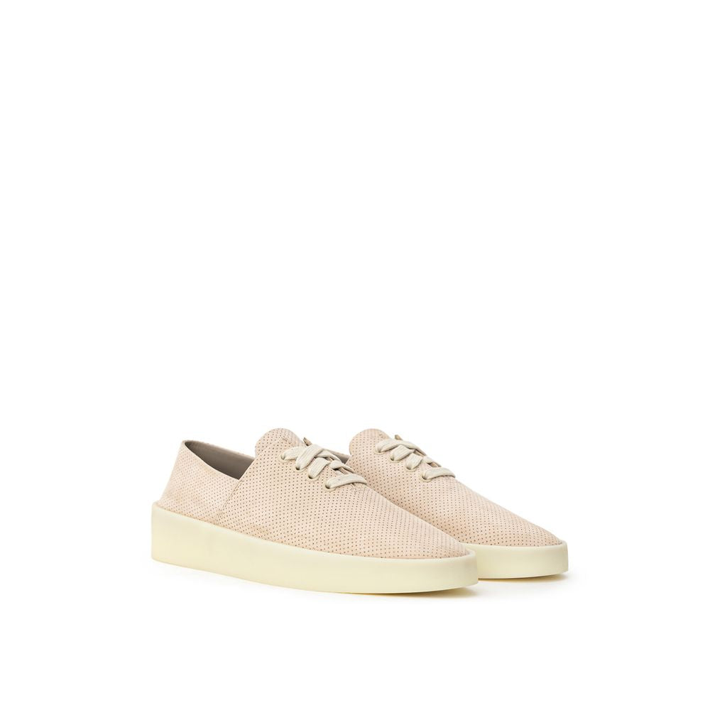 Fear Of God Beige Leather Low Top Men's Sneakers