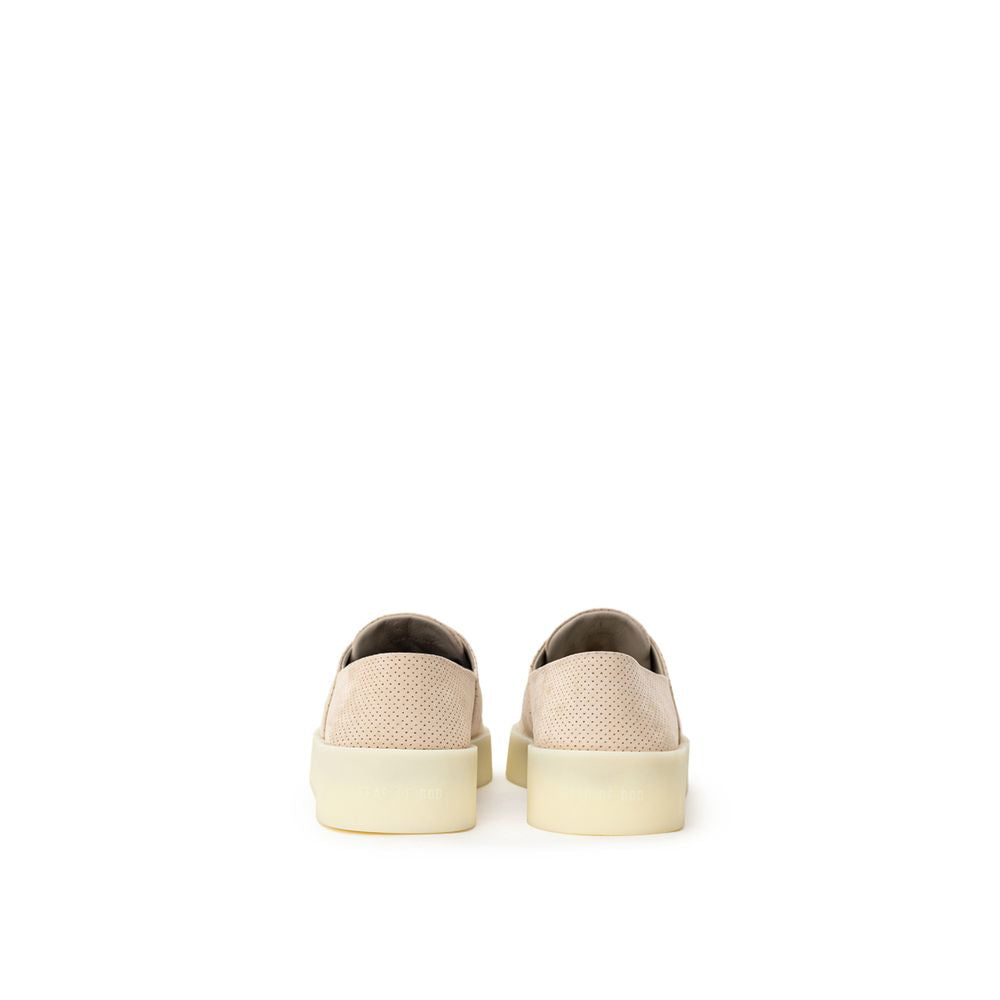 Fear Of God Beige Leather Low Top Men's Sneakers