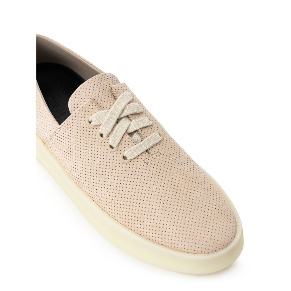 Fear Of God Beige Leather Low Top Men's Sneakers
