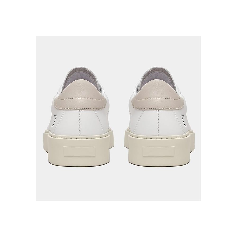 D.A.T.E White Leather Men's Sneaker