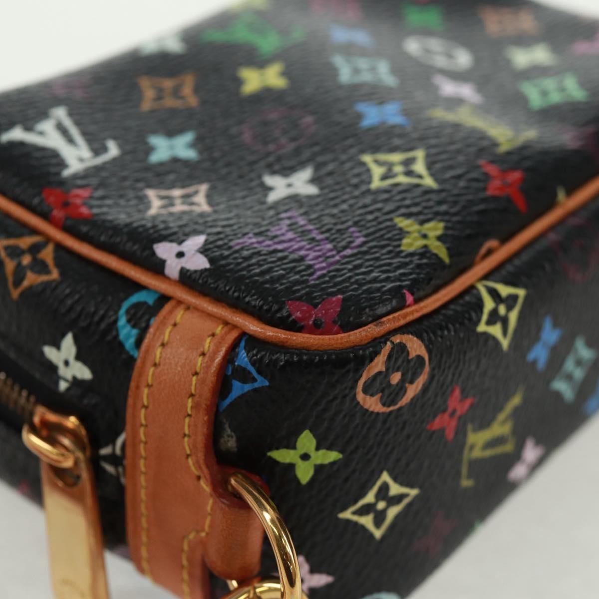 Louis Vuitton Wapity Trousse Monogram Multicolor Black Canvas Clutche & Pouche Bag (Pre-Owned)