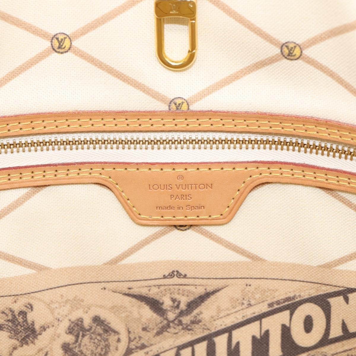 Louis Vuitton Neverfull Nm Limited Edition Damier Summer Trunks Multicolour Canvas Tote Bag Bag (Pre-Owned)