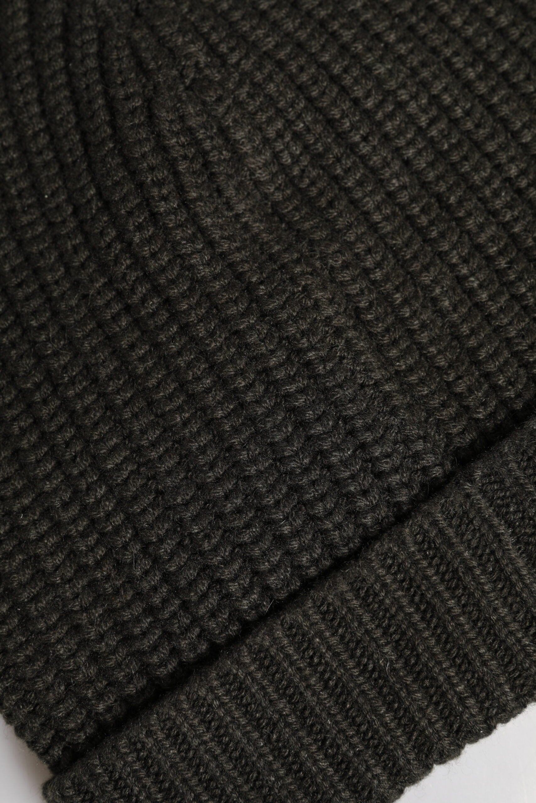 Dolce & Gabbana Dark Gray Cashmere Knit Winter Beanie Men's Hat