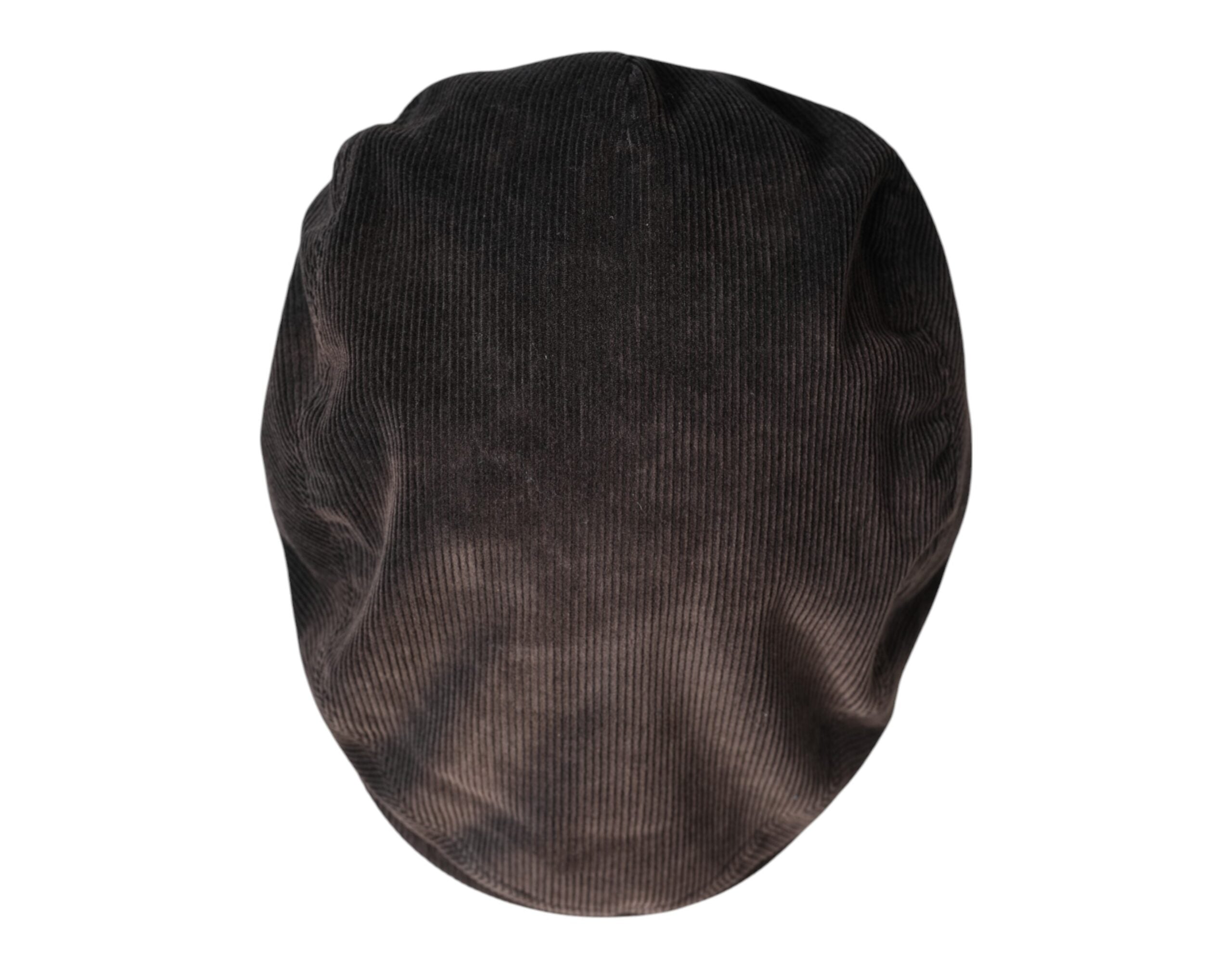Dolce & Gabbana Brown Cotton Newsboy Capello Cabbie Men's Hat