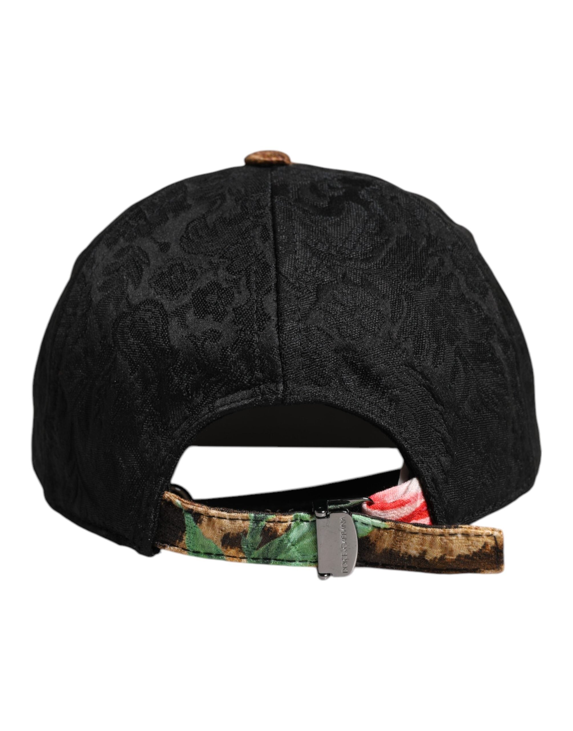 Dolce & Gabbana Multicolor DG Logo Patch 6 Panels Baseball Men's Cap