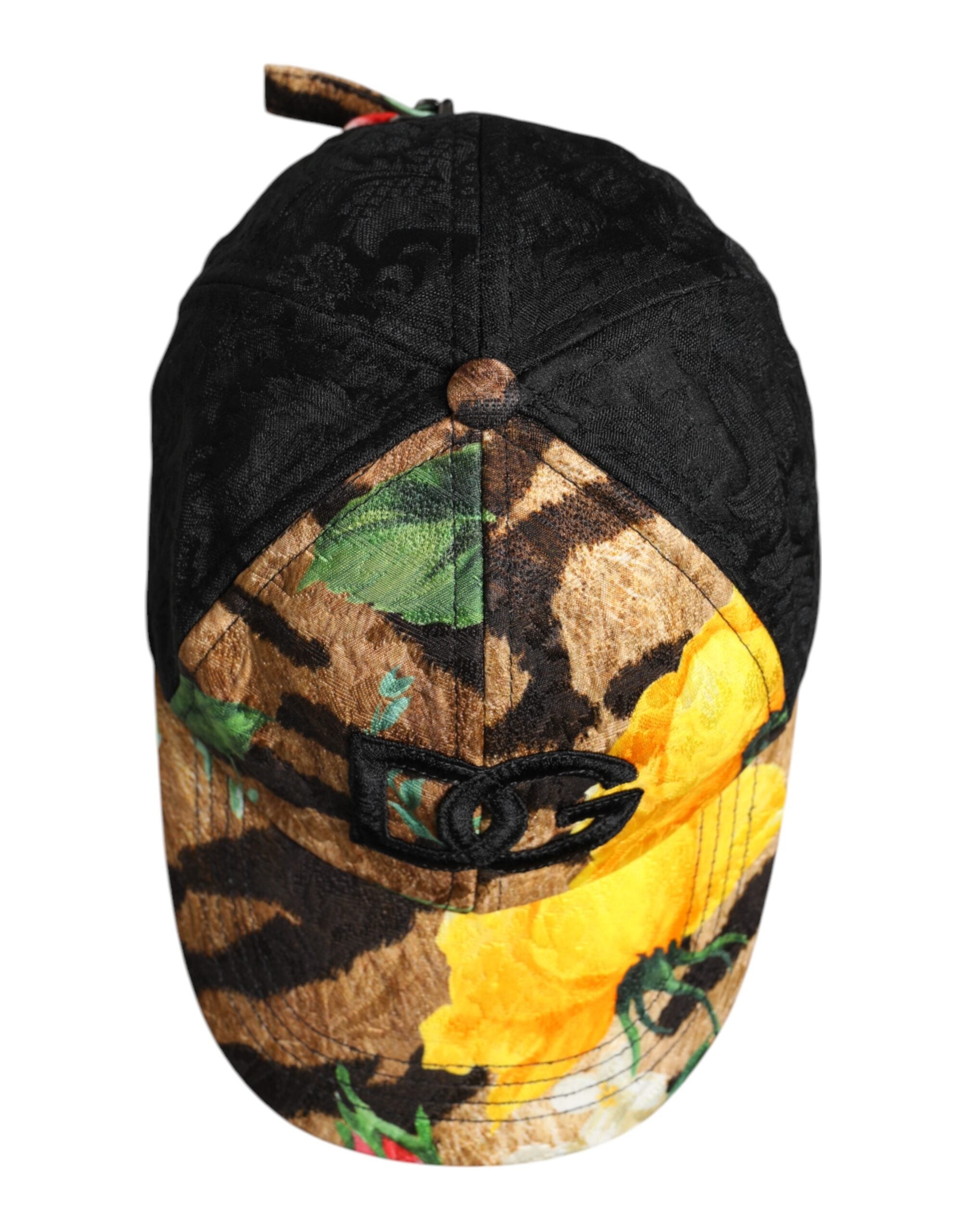 Dolce & Gabbana Multicolor DG Logo Patch 6 Panels Baseball Men's Cap