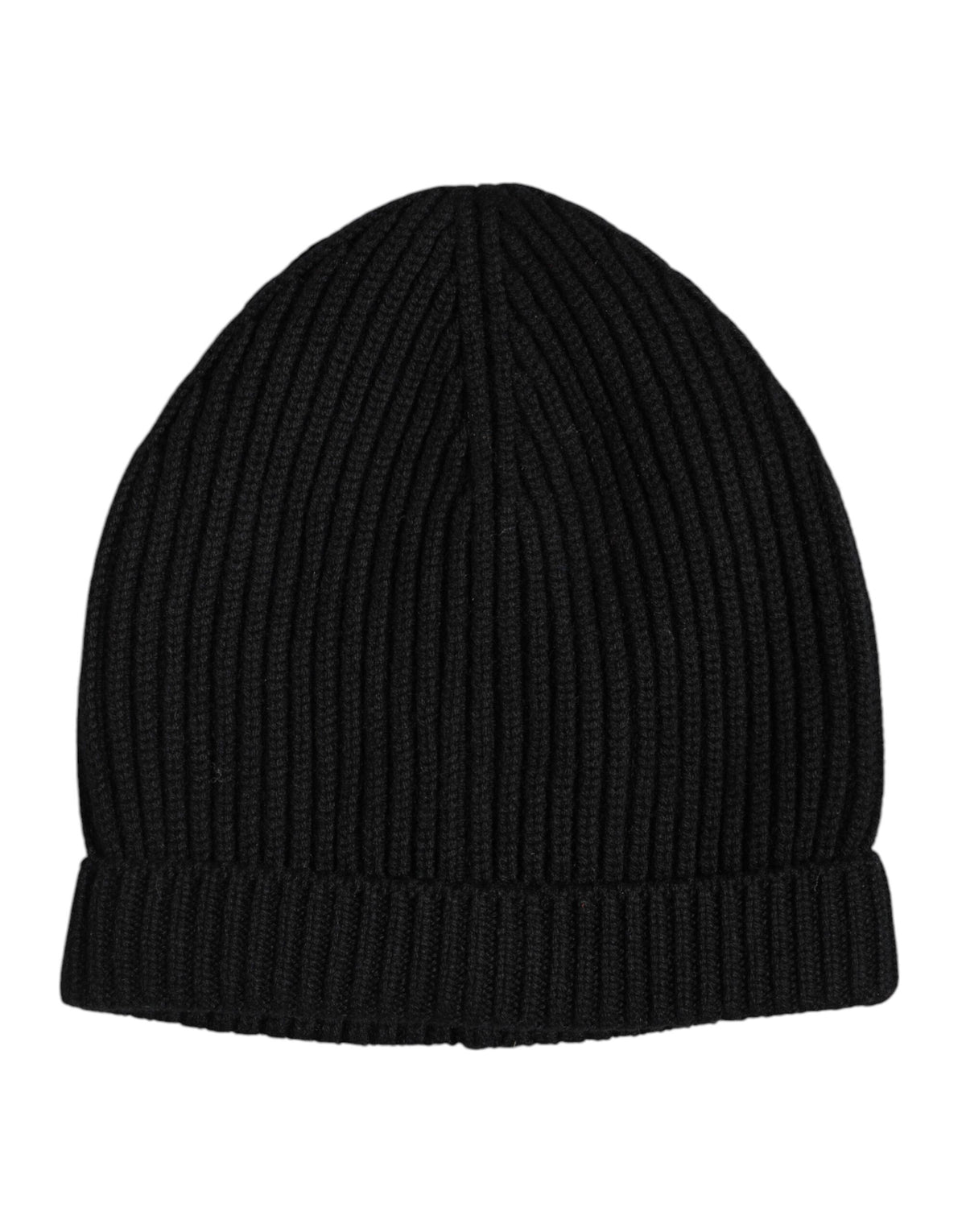 Dolce & Gabbana Black Cashmere Knitted Winter Beanie Men display picture 1