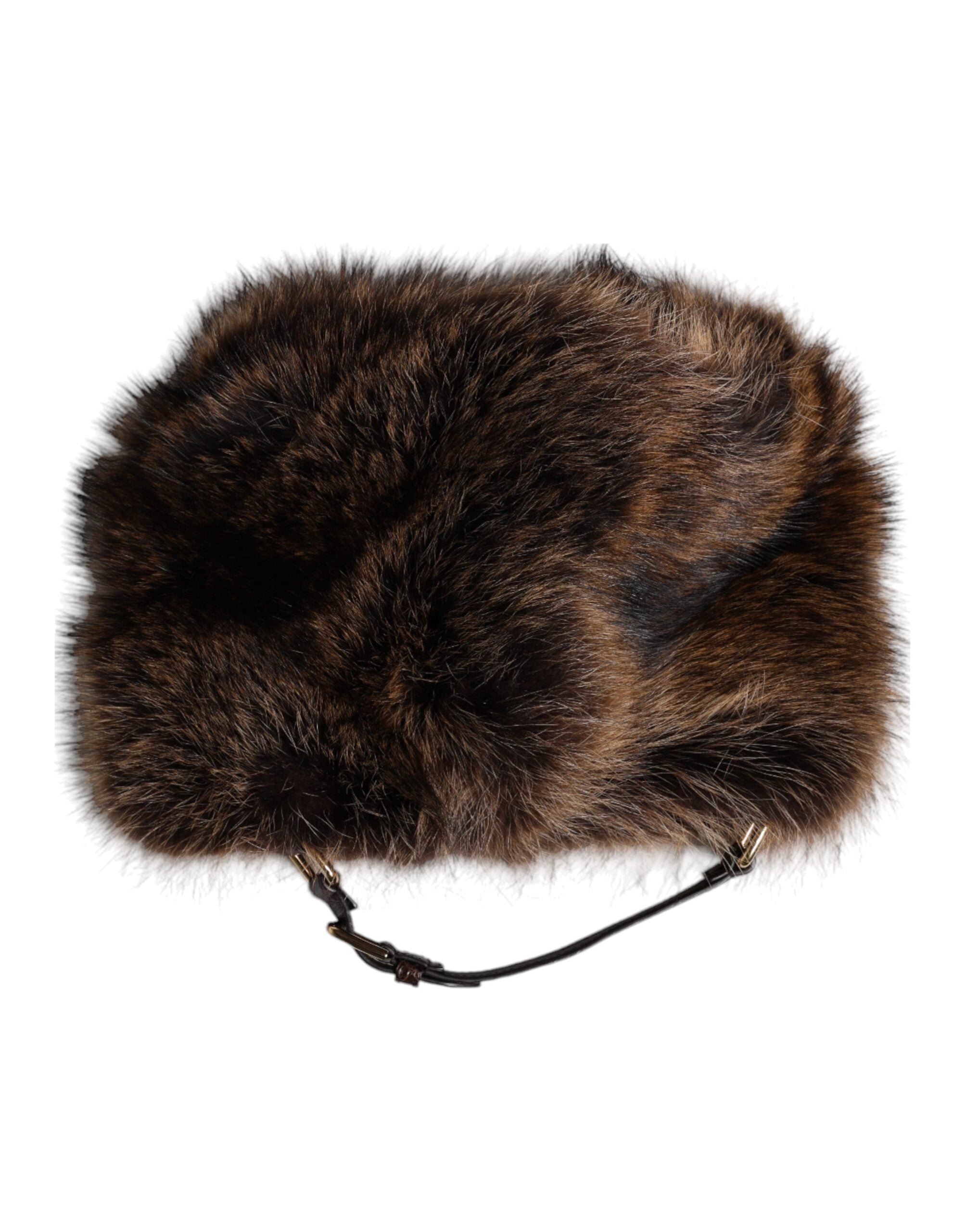 Dolce & Gabbana Brown Fur Women Bucket Women's Hat