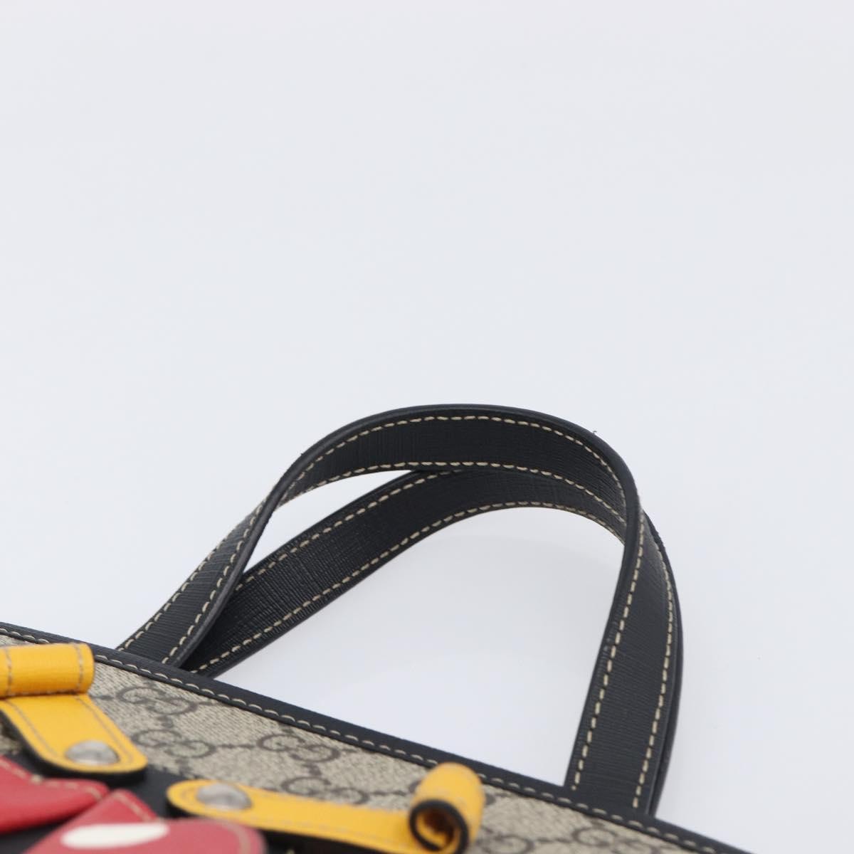 Gucci Children's Convertible Gg Coated Canvas With Applique Beige Canvas Tote Bag Bag (Pre-Owned)