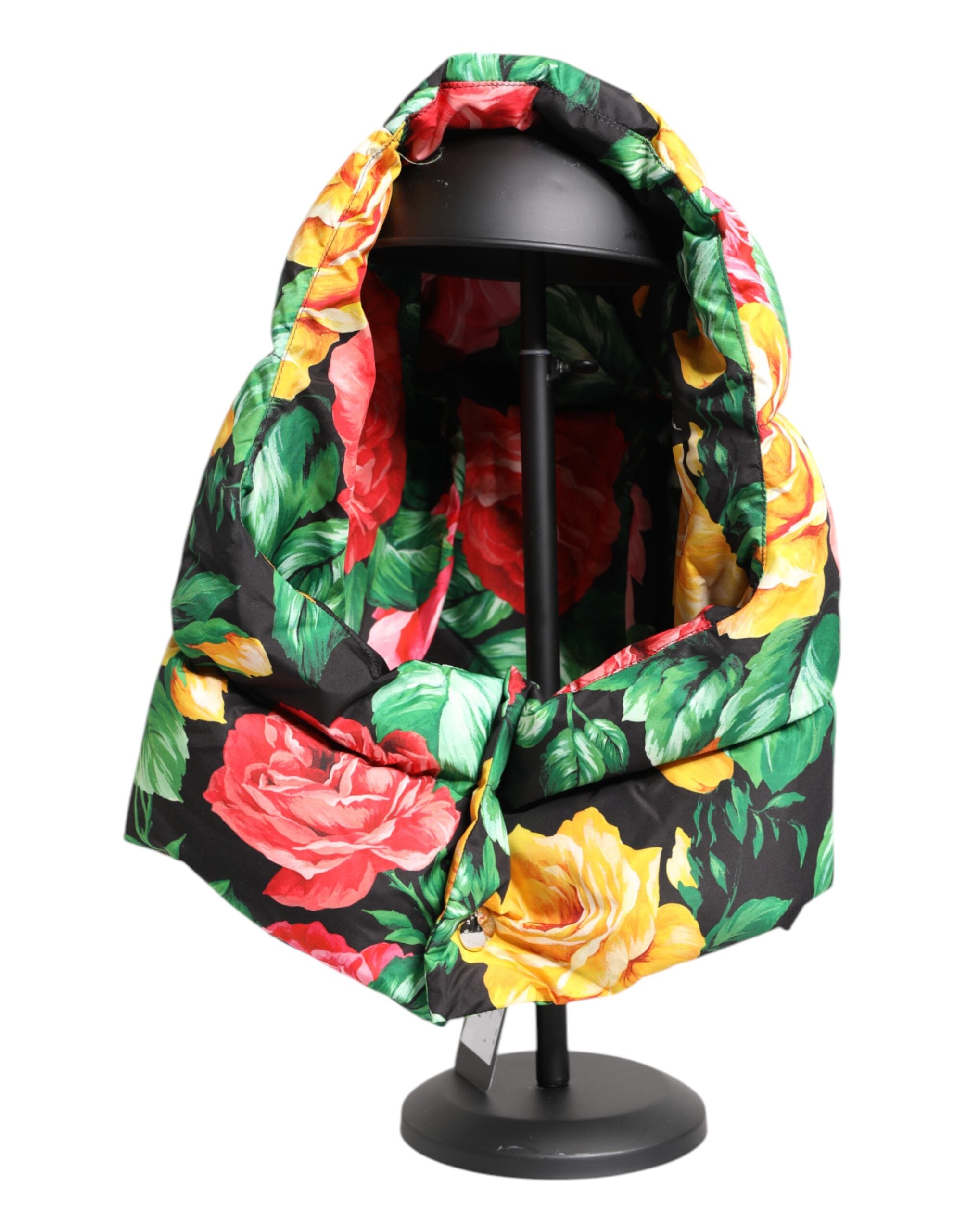 Dolce & Gabbana Multicolor Floral Print Whole Head Wrap Women's Hat