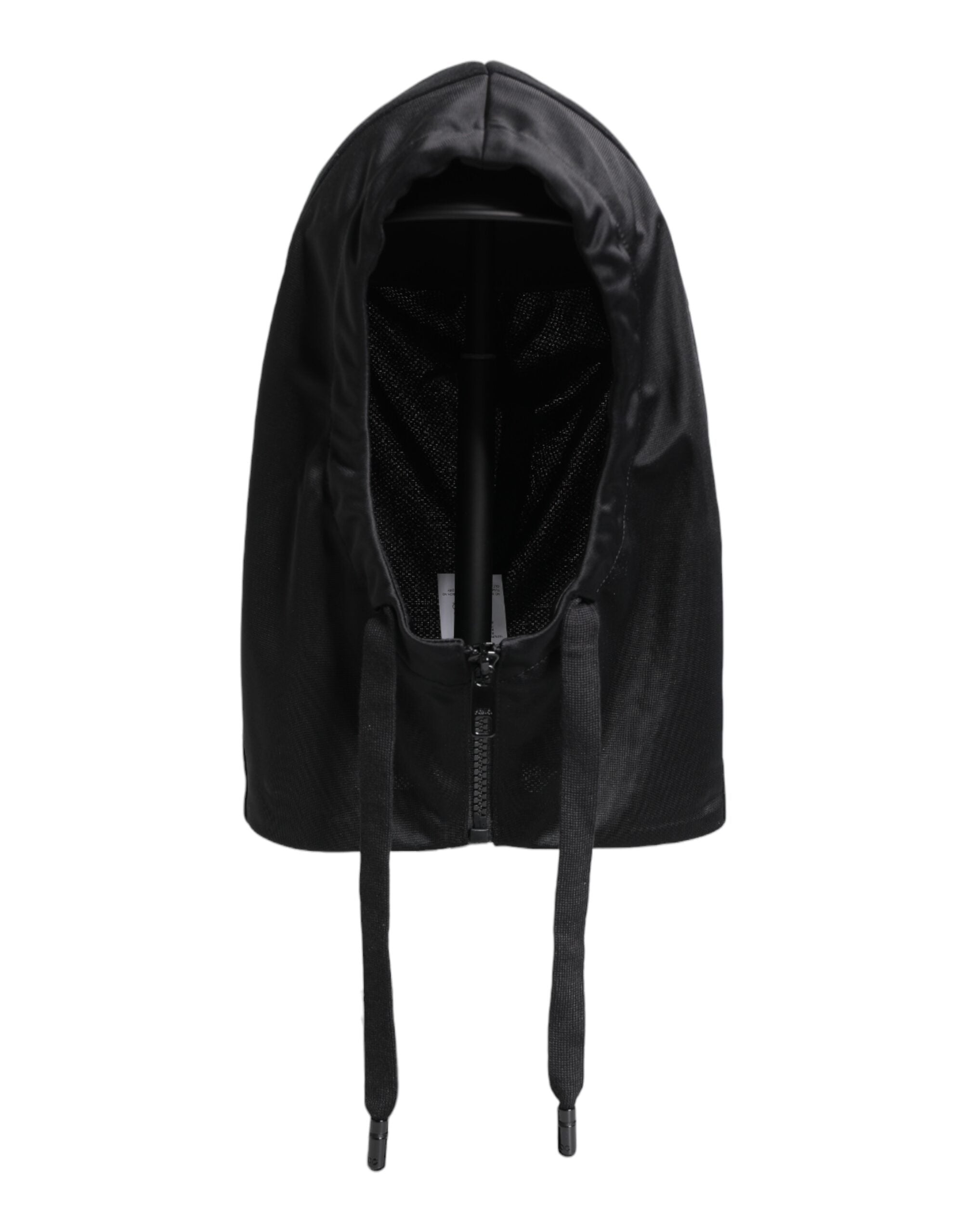 Dolce & Gabbana Black Polyester Whole Head Wrap Women's Hat