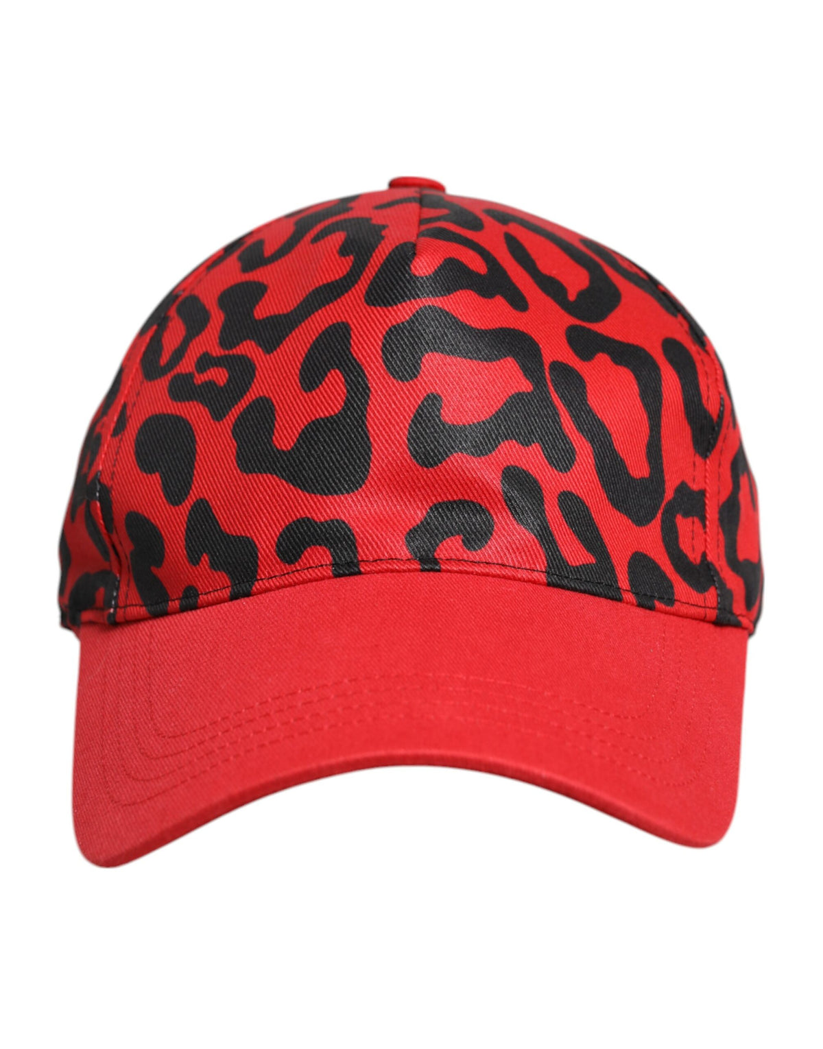 Dolce & Gabbana Red Cotton 6 Panels Women Baseball Women's Cap
