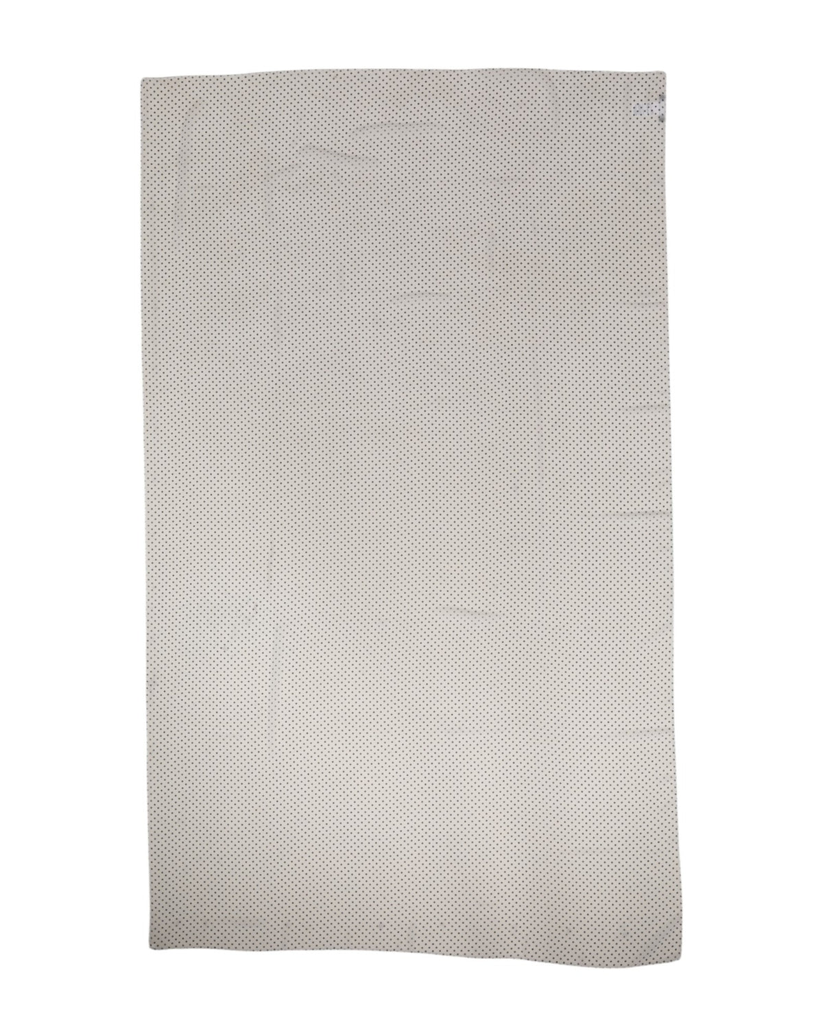 Dolce & Gabbana White Polka Dots Polyester Wrap Shawl Women's Scarf